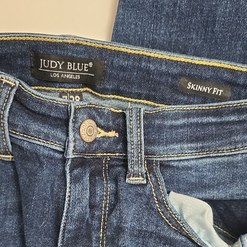 Judy Blue Skinny Jeans - Dark Blue